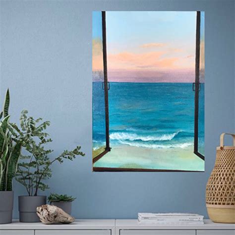 pencereden deniz manzarası
